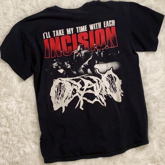 Oceano black and red band concert tee - Picture 3 of 5
